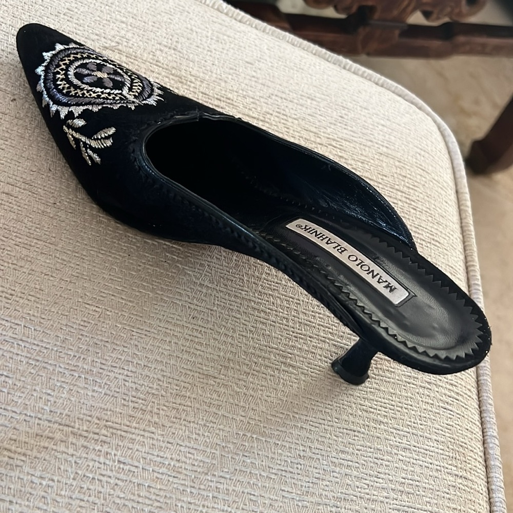 Manolo Blahnik Suede Heels for Women